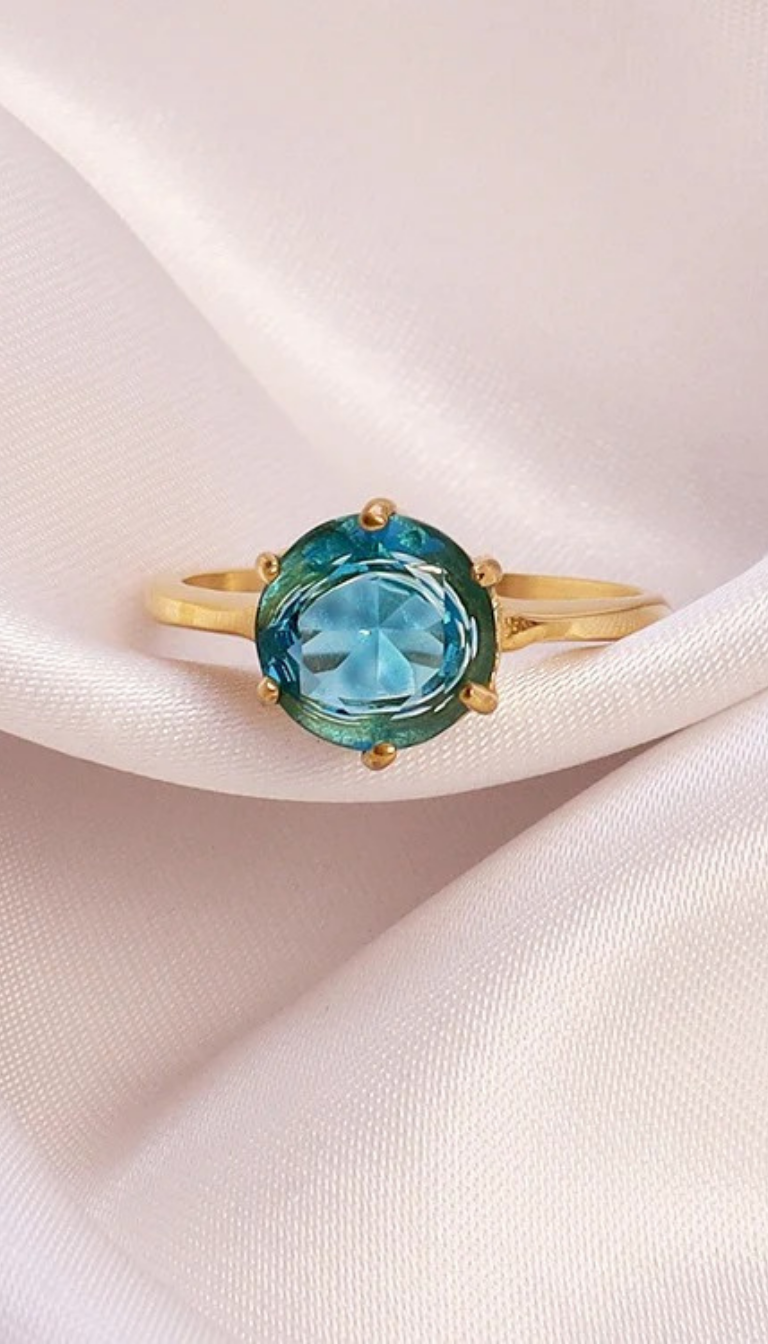 18K Gold Plated Stainless Steel Ring
