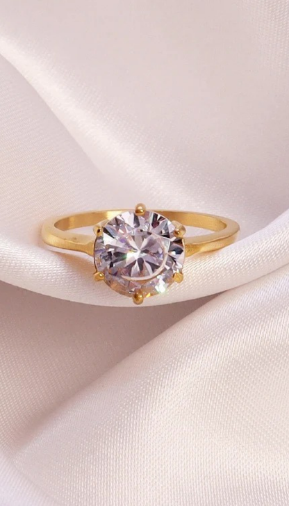18K Gold Plated Stainless Steel Ring