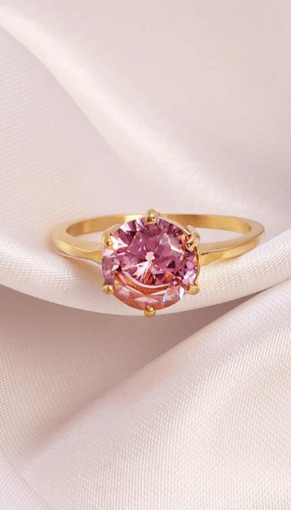 18K Gold Plated Stainless Steel Ring